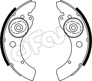 CIFAM 153-053 Brake Shoe Set