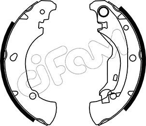 Brake Shoe Set CIFAM 153-076