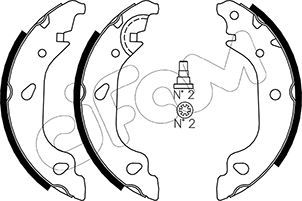 Brake Shoe Set CIFAM 153-080