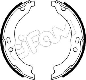 CIFAM 153-094 Brake Shoe Set, parking brake