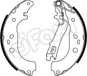 CIFAM 153-099 Brake Shoe Set