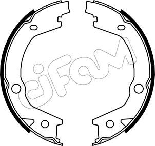 Brake Shoe Set, parking brake CIFAM 153-184