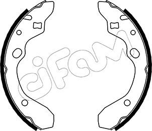 CIFAM 153-210 Brake Shoe Set