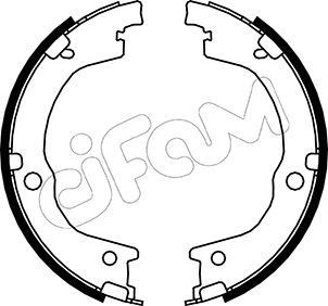 CIFAM 153-230 Brake Shoe Set, parking brake