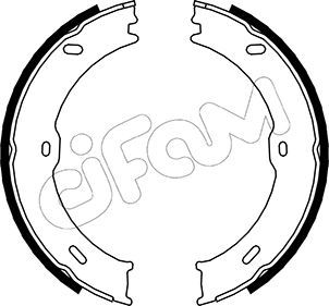 Brake Shoe Set, parking brake CIFAM 153-246