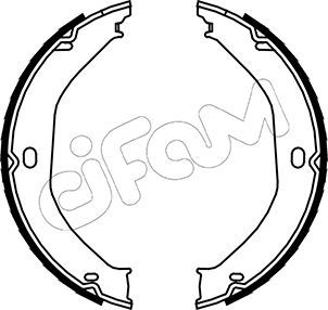 Brake Shoe Set, parking brake CIFAM 153-360