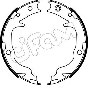 CIFAM 153-362 Brake Shoe Set, parking brake