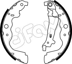 Brake Shoe Set CIFAM 153-365