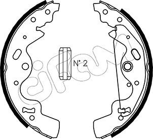 Brake Shoe Set CIFAM 153-370