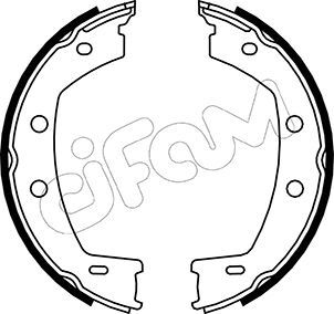Brake Shoe Set, parking brake CIFAM 153-374