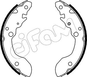 CIFAM 153-402 Brake Shoe Set