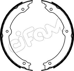 Brake Shoe Set, parking brake CIFAM 153-451