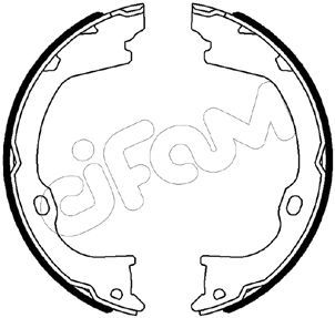 Brake Shoe Set, parking brake CIFAM 153-515