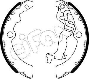 Brake Shoe Set CIFAM 153-518