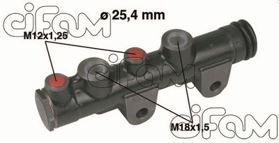 Brake Master Cylinder CIFAM 202-101