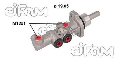 Brake Master Cylinder CIFAM 202-1117
