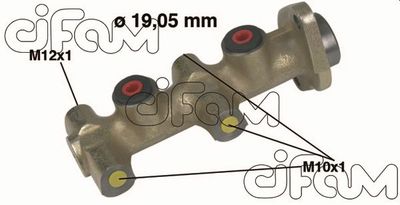Brake Master Cylinder CIFAM 202-115