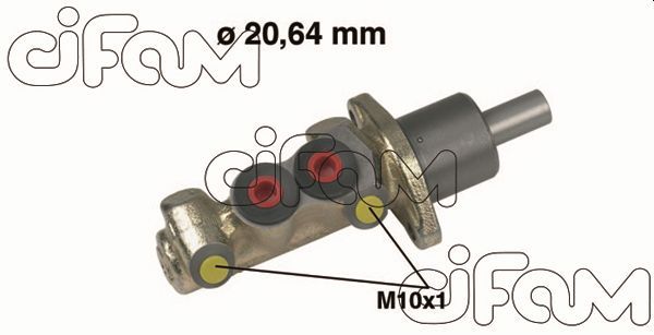 CIFAM 202-125 Brake Master Cylinder