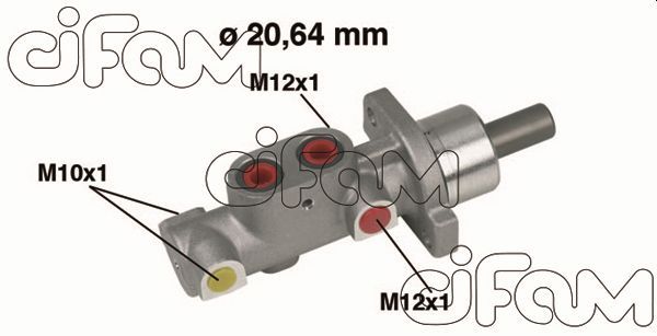 CIFAM 202-296 Brake Master Cylinder