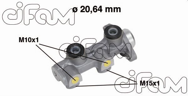 CIFAM 202-507 Brake Master Cylinder
