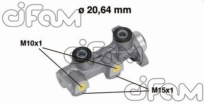Brake Master Cylinder CIFAM 202-507