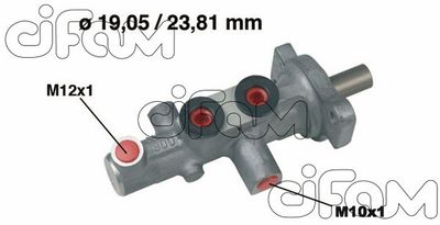 Brake Master Cylinder CIFAM 202-621