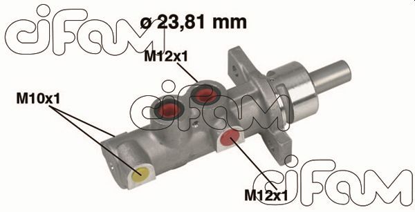 CIFAM 202-362 Brake Master Cylinder