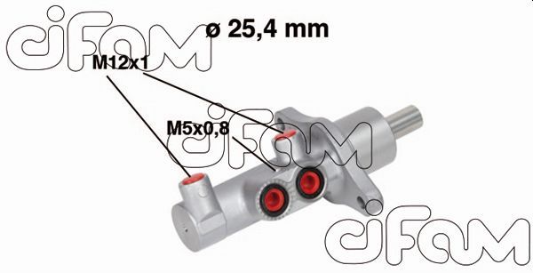 CIFAM 202-543 Brake Master Cylinder
