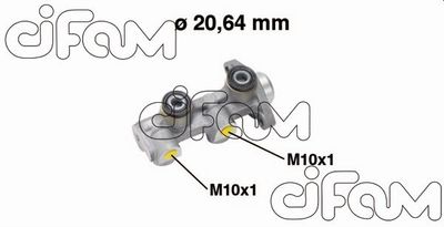 Brake Master Cylinder CIFAM 202-760