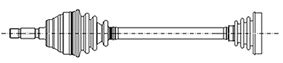 CIFAM 655-216 Drive Shaft