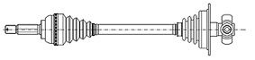 Drive Shaft CIFAM 655-231