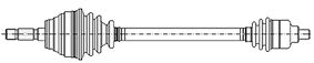 CIFAM 655-258 Drive Shaft
