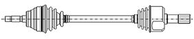 CIFAM 655-372 Drive Shaft