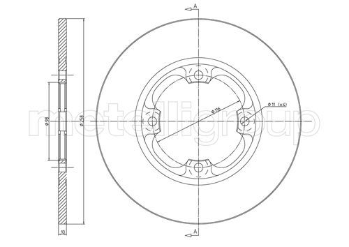 CIFAM 800-012 Brake Disc
