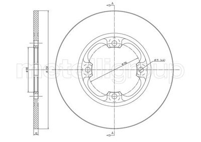 Brake Disc CIFAM 800-012