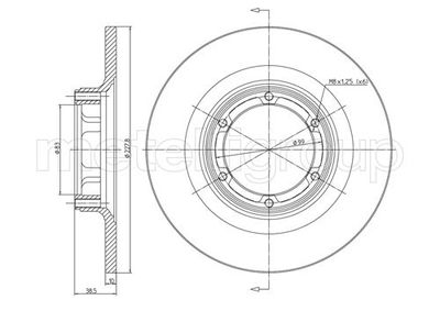 Brake Disc CIFAM 800-026