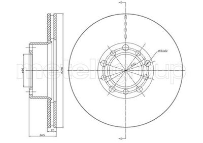 Brake Disc CIFAM 800-047