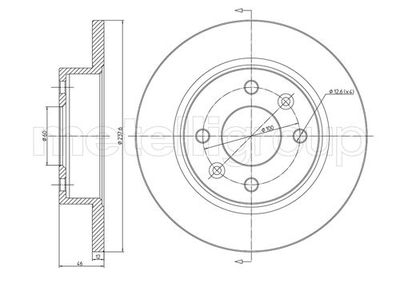 Brake Disc CIFAM 800-066