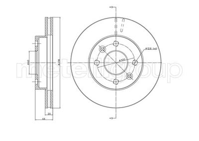Brake Disc CIFAM 800-067