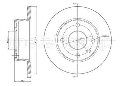 Brake Disc CIFAM 800-098
