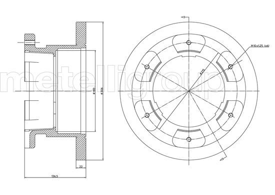 CIFAM 800-1000 Brake Disc