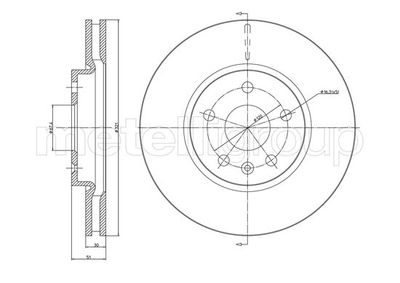 Brake Disc CIFAM 800-1005C