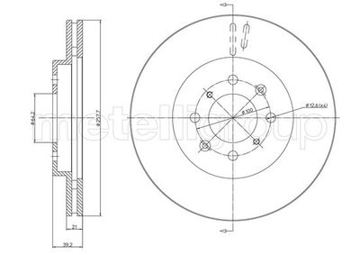 Brake Disc CIFAM 800-1050C