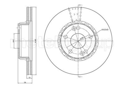 Brake Disc CIFAM 800-109