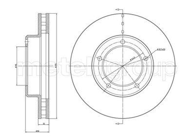 Brake Disc CIFAM 800-1100C