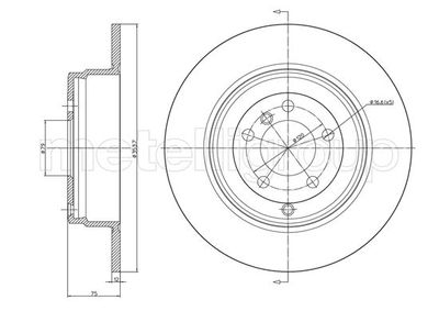 Brake Disc CIFAM 800-1124C