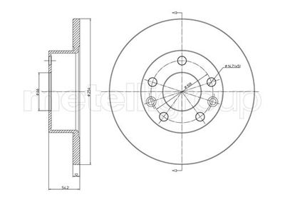 Brake Disc CIFAM 800-112