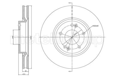 Brake Disc CIFAM 800-1162C