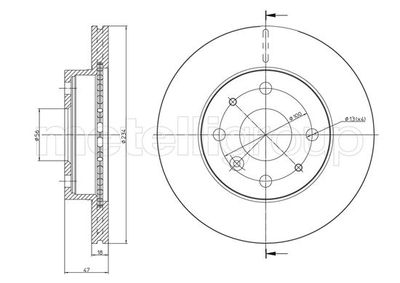 Brake Disc CIFAM 800-1165