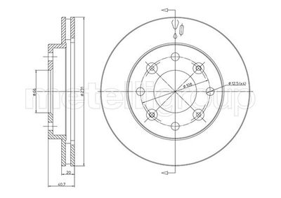 Brake Disc CIFAM 800-1194